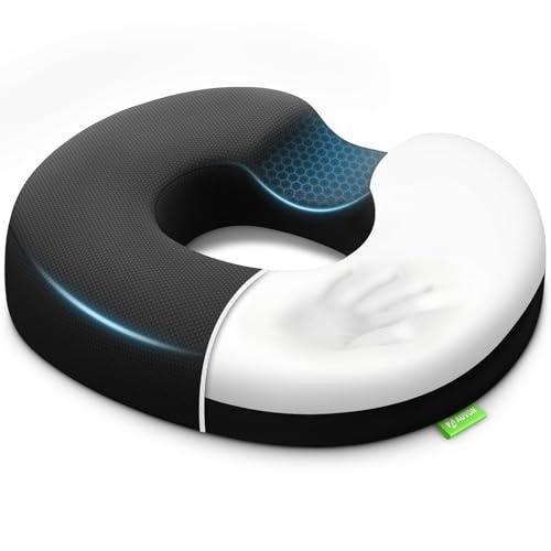 AUVON Donut Pillow for Tailbone and Hemorrhoid Relief