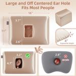 Champagne Mini Donut Pillow for Ear Piercing