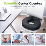 AUVON Donut Pillow for Tailbone and Hemorrhoid Relief