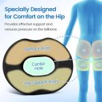 CushZone Cooling Gel Donut Pillow for Pain Relief