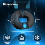 Mullow® Donut Pillow for Tailbone Pain Relief