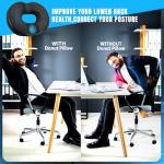 Mullow® Donut Pillow for Tailbone Pain Relief