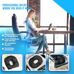 Mullow® Donut Pillow for Tailbone Pain Relief