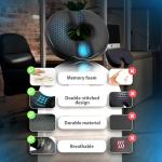 Mullow® Donut Pillow for Tailbone Pain Relief