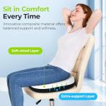 AUVON Donut Pillow for Tailbone and Hemorrhoid Relief