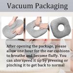 Wuronsa Ear Piercing Donut Pillow for Side Sleepers