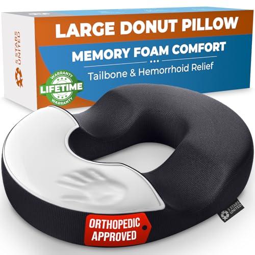 Comfort Donut Pillow for Tailbone Pain Relief