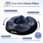 ZIKEE Memory Foam Donut Pillow for Pain Relief