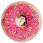 Ear Piercing Donut Pillow for Side Sleepers