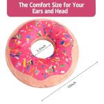 Ear Piercing Donut Pillow for Side Sleepers