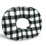 Donut Pillow for Tailbone Pain Relief - Plaid