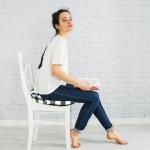 Donut Pillow for Tailbone Pain Relief - Plaid