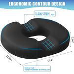 BlissTrends Donut Pillow for Tailbone Pain Relief