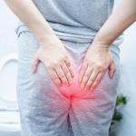 Inflatable Blue Donut Pillow - 14-Inch Comfort