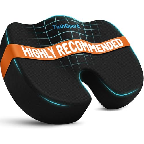 TushGuard Memory Foam Donut Pillow for Comfort
