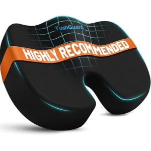 TushGuard Memory Foam Donut Pillow for Comfort
