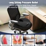 SAHEYER Memory Foam Donut Pillow for Comfort