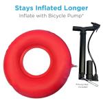 NOVA Inflatable Red Donut Pillow - 18 Inch