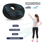 SAHEYER Memory Foam Donut Pillow for Comfort