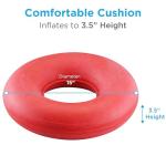 NOVA Inflatable Red Donut Pillow - 18 Inch
