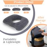 Adjustable Inflatable Donut Pillow for Tailbone Relief