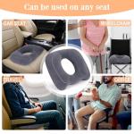 Adjustable Inflatable Donut Pillow for Tailbone Relief