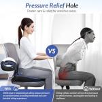 ZIKEE Dual U-Shaped Donut Pillow for Pain Relief