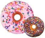 Sugar-riffic Donut Shaped Microbead Pillow