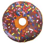 Sugar-riffic Donut Shaped Microbead Pillow