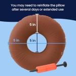 Dr. Frederick’s Inflatable Donut Pillow for Pain Relief