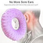 Lavender Donut Pillow for Ear Pain Relief