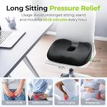 AUVON Donut Pillow for Tailbone and Hemorrhoid Relief