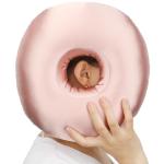 Silky Satin Donut Pillow for Ear Pain Relief