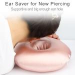Silky Satin Donut Pillow for Ear Pain Relief