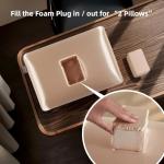 Champagne Mini Donut Pillow for Ear Piercing