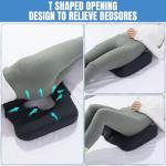 HOMBYS Memory Foam Donut Pillow for Pressure Relief