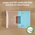 Champagne Mini Donut Pillow for Ear Piercing