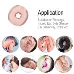 Silky Satin Donut Pillow for Ear Pain Relief