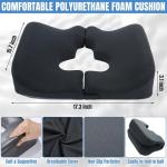 HOMBYS Memory Foam Donut Pillow for Pressure Relief