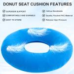 3 Pack Inflatable Donut Pillows for Comfort