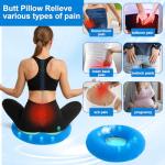 3 Pack Inflatable Donut Pillows for Comfort