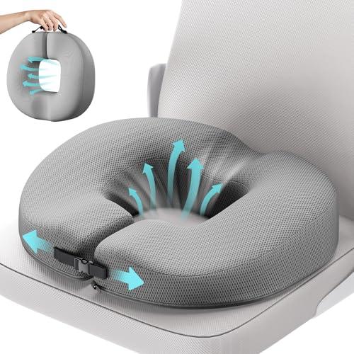 Memory Foam Donut Pillow for Tailbone Pain Relief