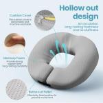 Memory Foam Donut Pillow for Tailbone Pain Relief