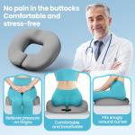 Memory Foam Donut Pillow for Tailbone Pain Relief