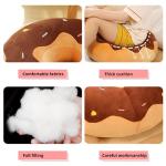 YUDONG 15-Inch Plush Donut Pillow – Fun Decor