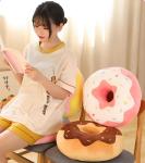 YUDONG 15-Inch Plush Donut Pillow – Fun Decor