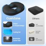 CushZone Cooling Gel Donut Pillow for Pain Relief