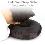 Washable Satin Donut Pillow Cover for Ear Relief