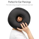 Washable Satin Donut Pillow Cover for Ear Relief