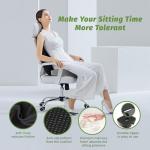 Comfort Donut Pillow for Tailbone Relief - Black/Gray